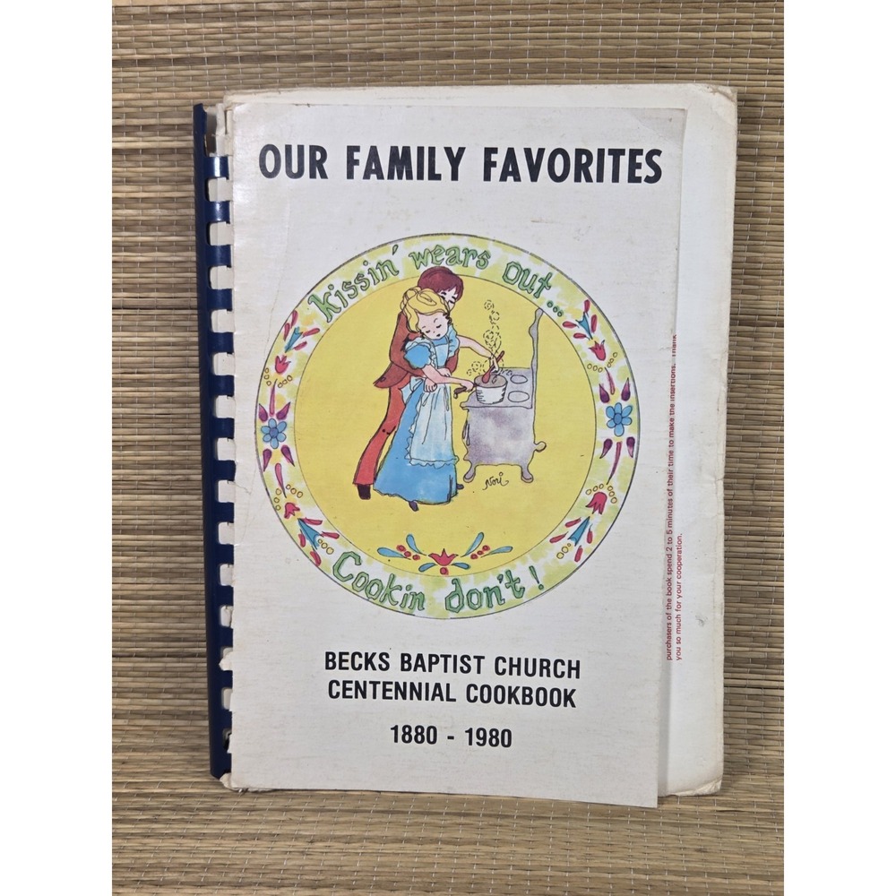 Becks Baptist Church Centennial Cookbook 1880-1980 Winston-Salem, NC Local